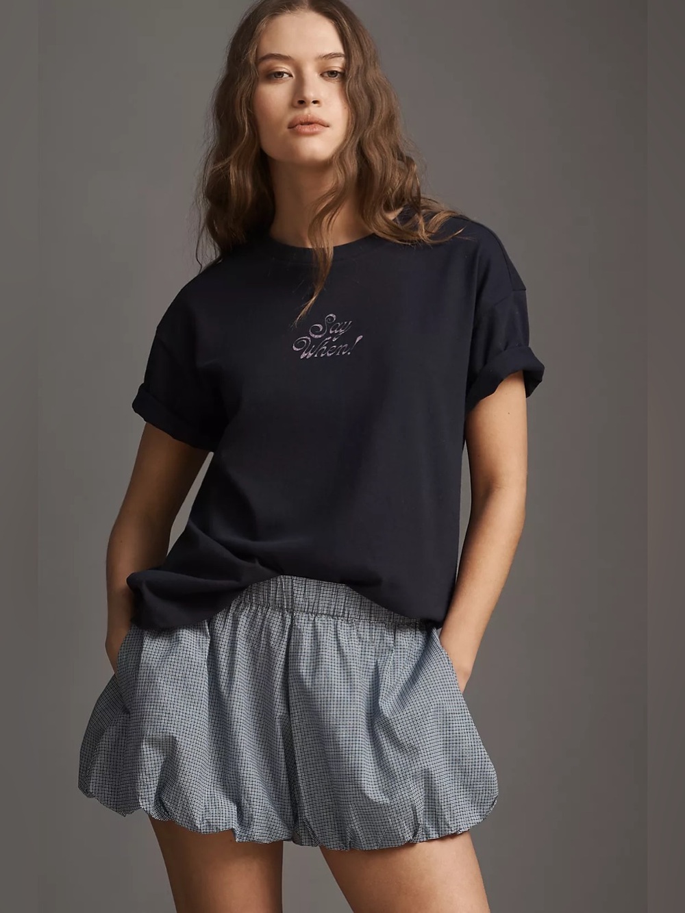Anthropologie Cotton Graphic Tee